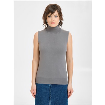 Водолазка тёмно-серая без рукавов