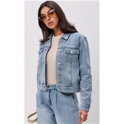 Куртка джинс F312-1237 middle blue