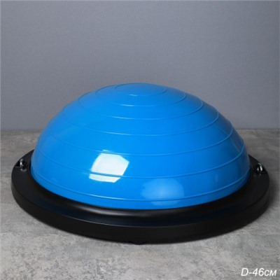 Полусфера балансировочная BOSU 46см Woohooo Drops эспандер, насос/ синий / B46Dr-B/ уп5