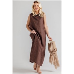 Платье  2137/04/Коричневый