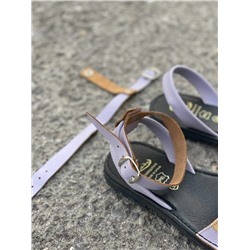 Ab.Zapatos 320-8 PC lila+Pendientes flores PA3768 lila