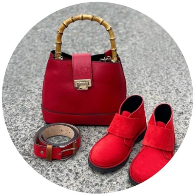 Ab.Zapatos 3316 New R FUEGO+Ab.Zapatos PELLE Bambu (630) rojo АКЦИЯ ремень в подарок