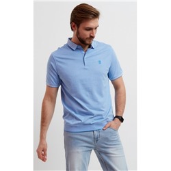 Футболка-поло F211-07-199Tb l.blue