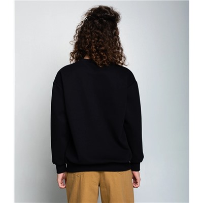 Свитшот #КТ1709, чёрный