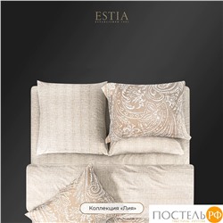 Estia ЛИЯ КПБ 145х215-1/180х220-1/50х70-2, 4 пр.,бамб/хл C