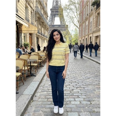 Джемпер-поло (вязаный трикотаж)