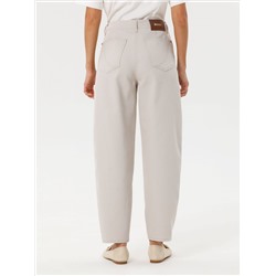 Брюки укороченные в цвете сафари