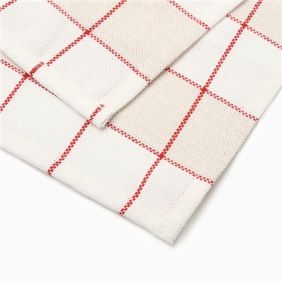 Набор кухонный «Этель» Bright cage: фартук 60×70 см, прихватка 19×19 см, полотенце 40×73 см