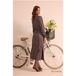 NiV NiV fashion 920 серый-леопард, Платье