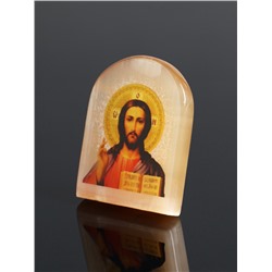 Икона настольная «Господь Вседержитель», 6×5 см, селенит