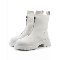 04-PAX87-2Z MILK Ботинки зимние женские (натуральная кожа, 100% шерсть)