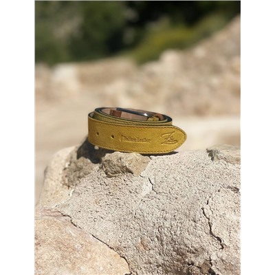 AB.Z · Pelle · 21-36 (510)+Ab.Zapatos Pelle cinturon (140) Amarillo