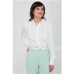 Блузка белая с длинными рукавами