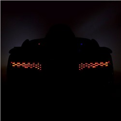 Электромобиль Bugatti Divo, EVA колёса, кожаное сидение, цвет синий
