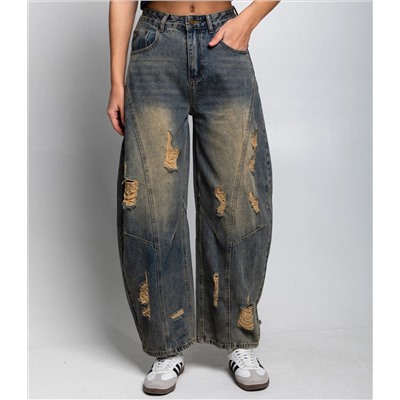 Джинсы #КТ3971, серо-голубой