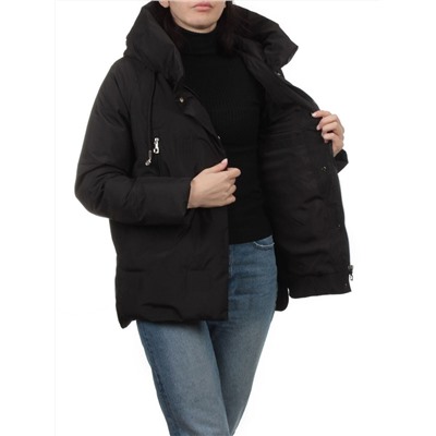 280 BLACK Куртка зимняя облегченная женская (100 гр. холлофайбер)