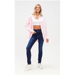 Джинсы женские зауженные P222-0131 синие