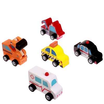 Детская деревянная игрушка «Автомобили» МИКС