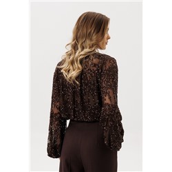 Блуза, топ EOLA 3023 шоколад