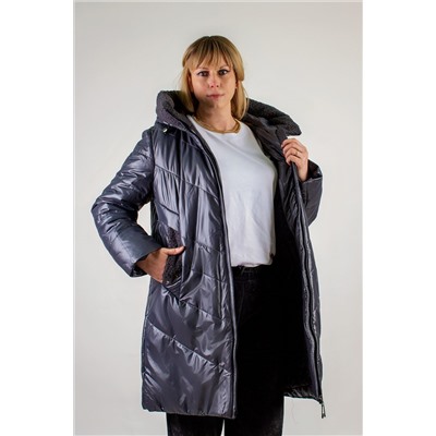 Куртка удлиненная с верблюжьей шерстью арт. 219 НАТАЛИ, 1196380