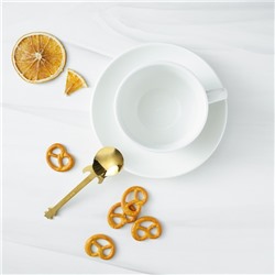 Ложка десертная из нержавеющей стали Magistro «Гитара», длина 12 см, золотистая