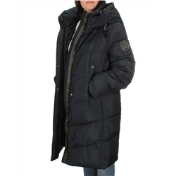 2122 DK.BLUE Пальто зимнее женское (200 гр .холлофайбер)