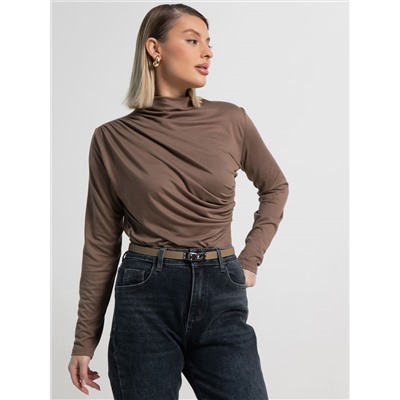 Лонгслив Тайна сердца (коричневый) Б15510-7М