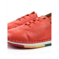 03-XKL23-018 CORAL Полуботинки женские (натуральная кожа)