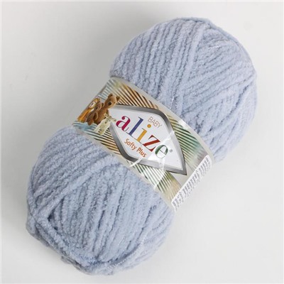 Плюшевая пряжа для вязания спицами, крючком ALIZE, Softy Plus, 100% микрополиэстер, 120 м/100 г, (500)