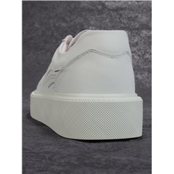 05-PDD166-3 LT.GREEN Кроссовки женские (натуральная кожа)