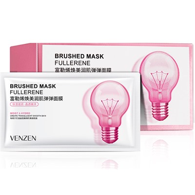 345886 VENZEN Brushed Mask Fullerene ночная маска для лица с фуллереном, 2мл