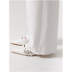 Джинсы молочного цвета на каждый день