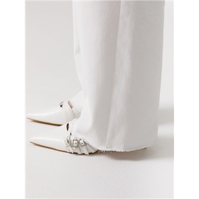 Джинсы молочного цвета на каждый день