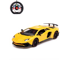 УЦЕНКА Машинка на пульте управления «Ламбо», радиоуправление, 1:12, открываются двери, работает от аккумулятора, цвет МИКС