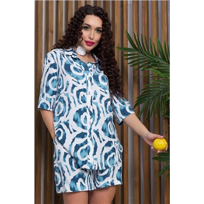 Костюм Легкий бриз (бирюзовый) К13242-7М