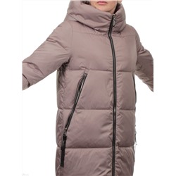 868 BEIGE Пальто зимнее женское (170 гр. холлофайбер)