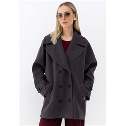 Женское пальто серый