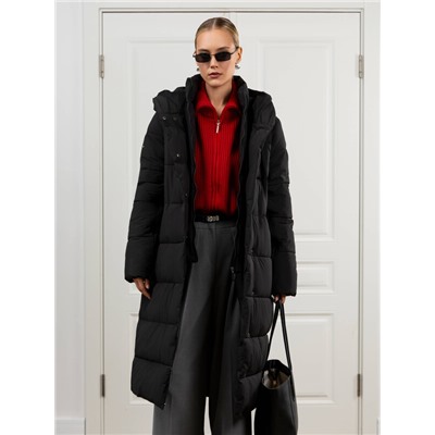 Пуховик женский черный