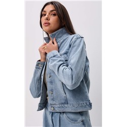 Куртка джинс F312-1237 middle blue