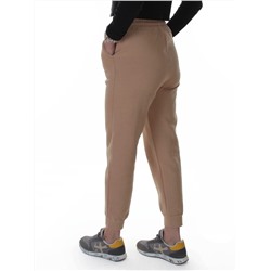 2510-K BEIGE Брюки спортивные утепленные женские (85% хлопок, 10% полиэстер, 5% спандекс)