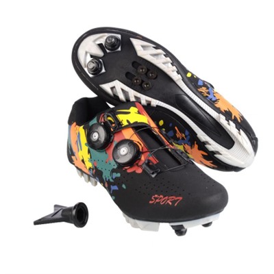 Велосипедные туфли MTB 896 37-44 size, Технологии: Нано кожа, Нейлон, Пластиковая подошва, Цвет: Черный камуфляж (37)