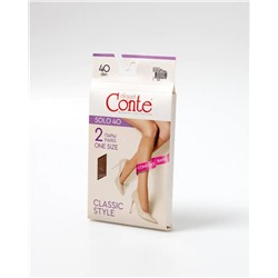 CONTE SOLO 40 (2 пары) Гольфы женские