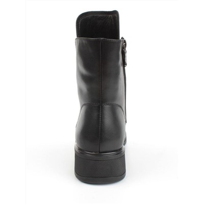 04-M3-830 BLACK Ботинки зимние женские (натуральная кожа, натуральный мех)