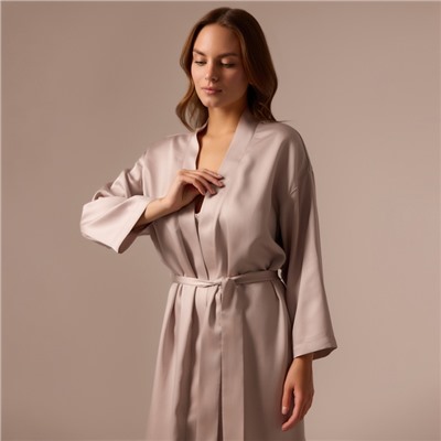 Халат домашний женский SL Tensel Home, серый