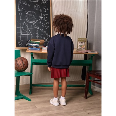 Бомбер для девочки SCHOOL синий