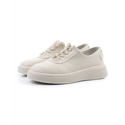03-YE287-6 BEIGE Полуботинки женские (натуральная кожа)
