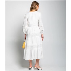 Платье #КТ1557, белый