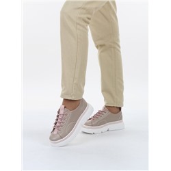 03-M27-24 BEIGE Полуботинки женские (натуральная кожа)