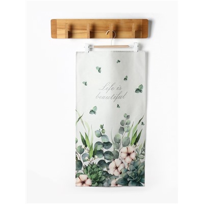 Полотенце «Этель» Eucalyptus, 40×73 см, 100% хлопок, саржа 190 г/м²