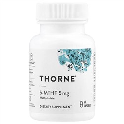 Thorne, 5-МТГФ, 5 мг, 60 капсул